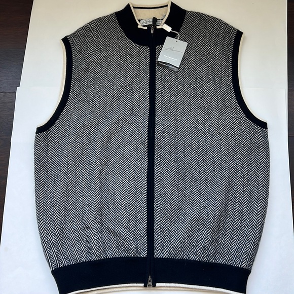 Greg Norman mens signature series cashmere golf vest SZXL new with